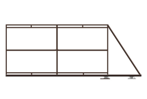 Каркас откатных ворот КОРН серии ЭКО-Л, купить в Москве, размер 4 000, 3 500х2 000, цвет RAL 6005, RAL 8017, без покраски, цена 40 500 руб., 48 600 руб., 30 600 руб., 25 200 руб., 31 500 руб., 26 100 руб., 47 700 руб., 39 600 руб.