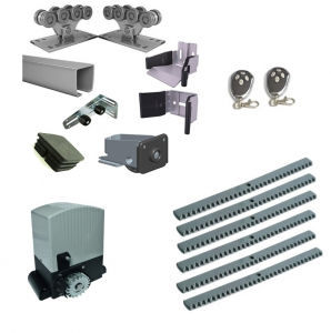 ALUTECH SGN.01.002.150-7 + ASL500KIT-KR6 Комплектующие для откатных ворот весом до 450 кг или шириной до 4,5м (набор-комплект) с автоматикой AN-MOTORS ASL500KIT-KR6