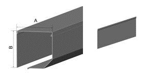 ALUTECH SB-P/RE/3/180 - 305022104 Панель короба SB-P/RE/3/180 - 305022104 для роллет (рольставен)