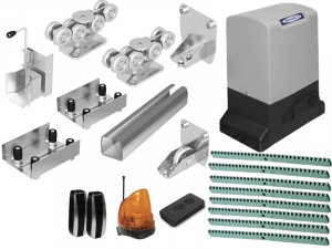 DOORHAN DHS20260-10 + SL-2100KIT Комплектующие для откатных (сдвижных) ворот весом до 1500 кг или шириной до 6,5м (набор-комплект фурнитуры) с комплектом автоматики DOORHAN SL-2100KIT