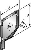 ALUTECH SF125 - 306048204 Крышка боковая роллетная SF125 - 306048204 для роллет (рольставен)