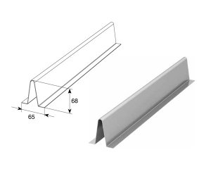 DOORHAN 24702/M Дельта-профиль для подъёмных секционных ворот