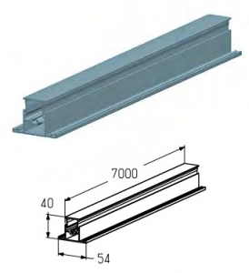 ALUTECH PRD121 - 401140517 Профиль воротный для подъёмных секционных ворот