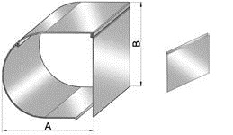 ALUTECH SB-P/RE/3/137 - 305013108 Панель короба SB-P/RE/3/137 - 305013108 для роллет (рольставен)