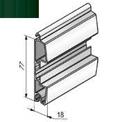 ALUTECH ESR/77R - 303008215 Профиль ригельный ESR/77R - 303008215 для роллет (рольставен)