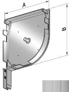 ALUTECH SF-QR/180 - 306023203 Крышка боковая роллетная SF-QR/180 - 306023203 для роллет (рольставен)