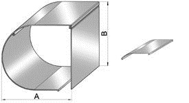 ALUTECH SB-P/RE/1/180 - 305020225 Панель короба SB-P/RE/1/180 - 305020225 для роллет (рольставен)