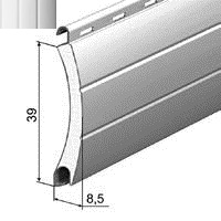 ALUTECH AR/39 - 302031101 Профиль роллетный роликовой прокатки AR/39 - 302031101 для роллет (рольставен)