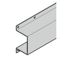 HORMANN 3091369 Ребро жесткости полотна ворот 87 × 60 (для верхней секции ворот с калитки без порога)