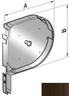 ALUTECH SF-R/150 - 306016222 Крышка боковая роллетная SF-R/150 - 306016222 для роллет (рольставен)