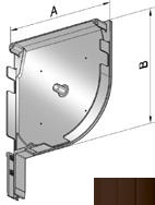 ALUTECH SF-QR/180 - 306023102 Крышка боковая роллетная SF-QR/180 - 306023102 для роллет (рольставен)