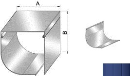 ALUTECH SB-P/QRE/2/150 - 305030226 Панель короба SB-P/QRE/2/150 - 305030226 для роллет (рольставен)