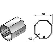 ALUTECH RT60x0,8 - 1080300 Вал октогональный RT60x0,8 - 1080300 для роллет (рольставен)
