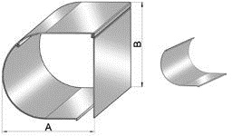 ALUTECH SB-P/RE/2/165 - 305018203 Панель короба SB-P/RE/2/165 - 305018203 для роллет (рольставен)