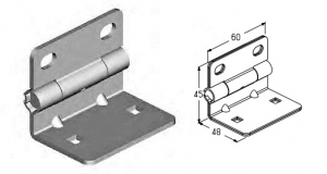 ALUTECH IH111 - 401190100 Петля промежуточная IH111 для подъёмных секционных ворот