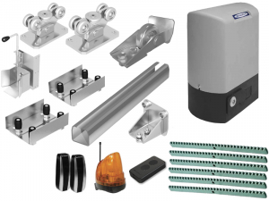 DOORHAN DHS20160-7 + SL-800KIT Комплектующие для откатных (сдвижных) ворот весом до 700 кг или шириной до 4,5 м (набор-комплект фурнитуры) с комплектом автоматики DOORHAN SL-800KIT
