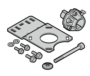 HORMANN 637497 Комплект для монтажа редуктора для ворот других изготовителей (цельный вал, Ø 25,0 мм, с пазом 8 мм)