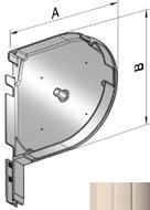 ALUTECH SF-R/180 - 306018104 Крышка боковая роллетная SF-R/180 - 306018104 для роллет (рольставен)