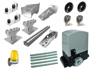 DOORHAN DHS20360-6 + ASL500KITFULL Комплектующие для откатных (сдвижных) ворот весом до 450 кг или шириной до 4 м (набор-комплект фурнитуры) с комплектом автоматики AN-MOTORS ASL500KIT