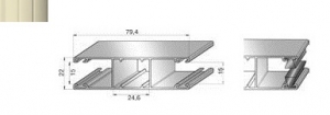 ALUTECH GR79x22BE - 307020223 Шина направляющая GR79x22BE - 307020223 для роллет (рольставен)