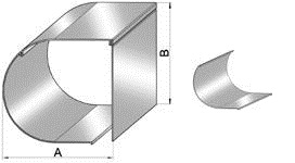 ALUTECH SB-P/RE/2/150 - 305015220 Панель короба SB-P/RE/2/150 - 305015220 для роллет (рольставен)