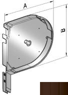 ALUTECH SF-R/205 - 306019102 Крышка боковая роллетная SF-R/205 - 306019102 для роллет (рольставен)