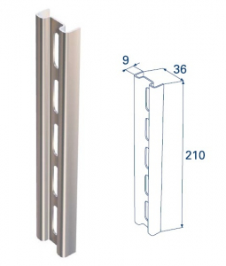 DOORHAN DH24624 Соединитель кронштейна двойных направл. и перфориров. уголка для подъёмных секционных ворот