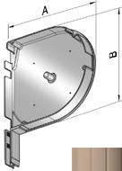 ALUTECH SF-R/165 - 306017224 Крышка боковая роллетная SF-R/165 - 306017224 для роллет (рольставен)