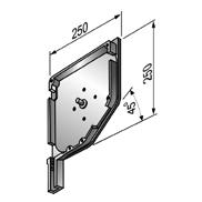 ALUTECH SF250/Sa - 306007226 Крышка боковая роллетная SF250/Sa - 306007226 для роллет (рольставен)