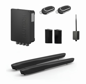 ALUTECH AM-3000KIT3-BT Автоматика для распашных ворот AM-3000KIT3-BT, комплект: 2 привода, блок управления, 2 пульта, Bluetooth-модуль, фотоэлементы