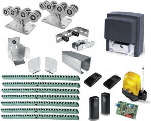 CAME KIT VITA ME03+STAGE MZ9-CAME + BX708AGS Комплектующие для откатных ворот весом до 700 кг или шириной до 6 м балка оцинкована (набор-комплект) с автоматикой CAME BX708AGS