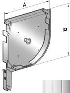 ALUTECH SF-QR/150 - 306021201 Крышка боковая роллетная SF-QR/150 - 306021201 для роллет (рольставен)