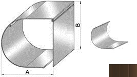 ALUTECH SB-P/RE/2/165 - 305018229 Панель короба SB-P/RE/2/165 - 305018229 для роллет (рольставен)