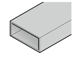 HORMANN 3091650 Труба 140 × 60 × 4 мм, из горячеоцинкованной стали