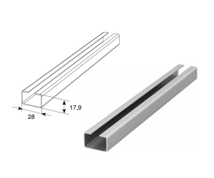 DOORHAN SPV-SN2 Профиль нижний встраиваемый для подъёмных секционных ворот