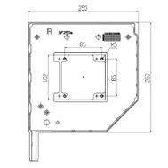 ALUTECH SF250a - 306006202 Крышка боковая роллетная SF250a - 306006202 для роллет (рольставен)