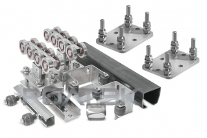 РОЛТЭК ЕВРО9-РОЛТЭК-компл-п Комплектующие для откатных (сдвижных) ворот весом до 800 кг или шириной до 6 м (набор-комплект с подставками)