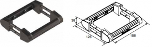 DOORHAN R010 Ручка алюминиевая хромированная глянцевая для подъёмных секционных ворот