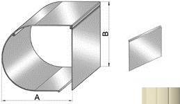 ALUTECH SB-P/RE/3/137 - 305013223 Панель короба SB-P/RE/3/137 - 305013223 для роллет (рольставен)