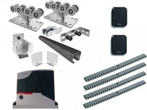 CAME M800-6-CAME-компл + ROX1000KLT/RU01 Комплектующие для откатных (сдвижных) ворот весом до 800 кг или шириной до 4 м (набор-комплект) с автоматикой NICE ROX1000KLT/RU01