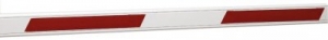 FAAC 428061 Стрела шлагбаума прямоугольная со светоотражающими наклейками 4000х50х100 мм
