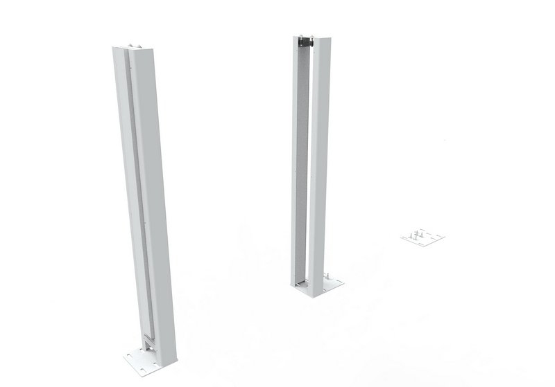 КОРН 1-0060-Э Запорные П-образные колонны из швеллера 120х60 с кабель-каналом