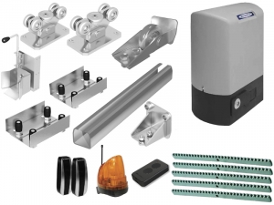 DOORHAN DHS20160-6 + SL-800KIT Комплектующие для откатных (сдвижных) ворот весом до 700 кг или шириной до 4 м (набор-комплект фурнитуры) с комплектом автоматики DOORHAN SL-800KIT