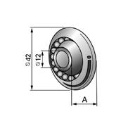 ALUTECH BB42/P - 1110801 Подшипник BB42/P - 1110801 для роллет (рольставен)