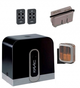 FAAC C720KIT-LA Автоматика для откатных ворот C720KIT-LA, комплект: привод, радиоприемник, 2 пульта, лампа