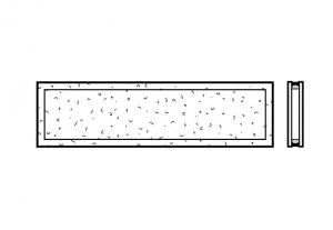 HORMANN 3092755 Двойное остекление из пластмассы, для остекления типа D (680 мм) (кристаллической структуры / прозра