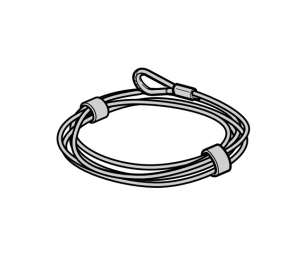 HORMANN 3095603 Проволочный трос Ø 5,5 мм (с терминалом, 10000 мм)