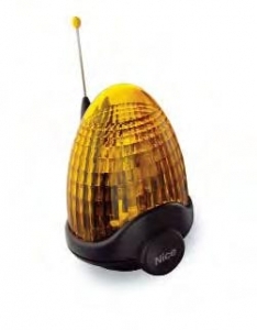 NICE LUCYB Лампа сигнальная LUCYB, оранжевая, 12В, 21Вт (со встроенной антенной, BlueBUS)