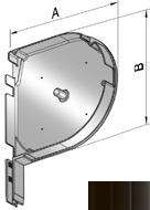 ALUTECH SF-R/165 - 306017210 Крышка боковая роллетная SF-R/165 - 306017210 для роллет (рольставен)