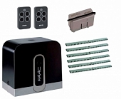 Автоматика для откатных ворот C720KIT-KR6, комплект: привод, радиоприемник, 2 пульта, 6 реек